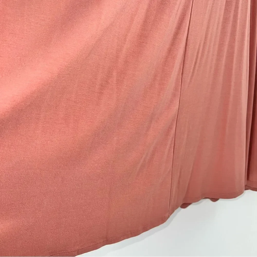 Blu Heaven Women's Dusty Pink Off-Shoulder Sleeveless Swing/Tent Dress-Size M